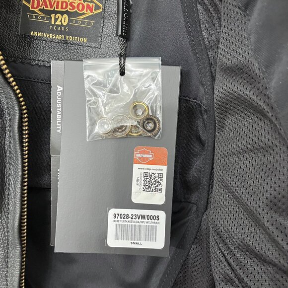 Harley-Davidson® Women’s Leather Motorcycle Jacket Small - Picture 12 of 15